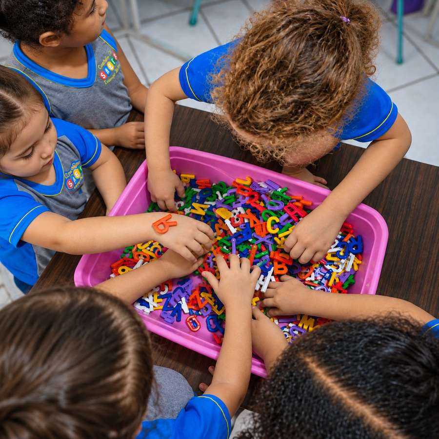 Letras em grupo